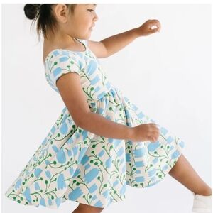 Alice and Ames Summer Sleeved Ballet Dress In Electric Tulip Size 3t